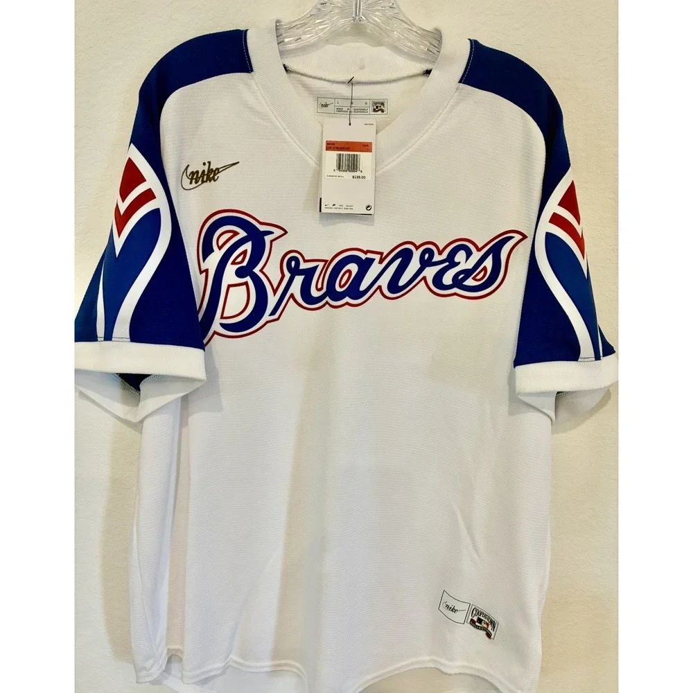 Atlanta Braves~ Phil Niekro #35 Nike Cooperstown Collection~ Jersey Size (L) NWT